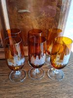 6 Gläser antik Rotter Glas Lübeck Poul Helwer Überfang vintage Schleswig-Holstein - Windeby Vorschau