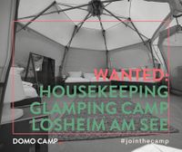 MitarbeiterIn/Housekeeping: Glamping Camp in Losheim am See Saarland - Losheim am See Vorschau