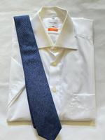 Olymp Herren Kurzarmhemd Gr. 40 mit Krawatte Sachsen-Anhalt - Salzwedel Vorschau