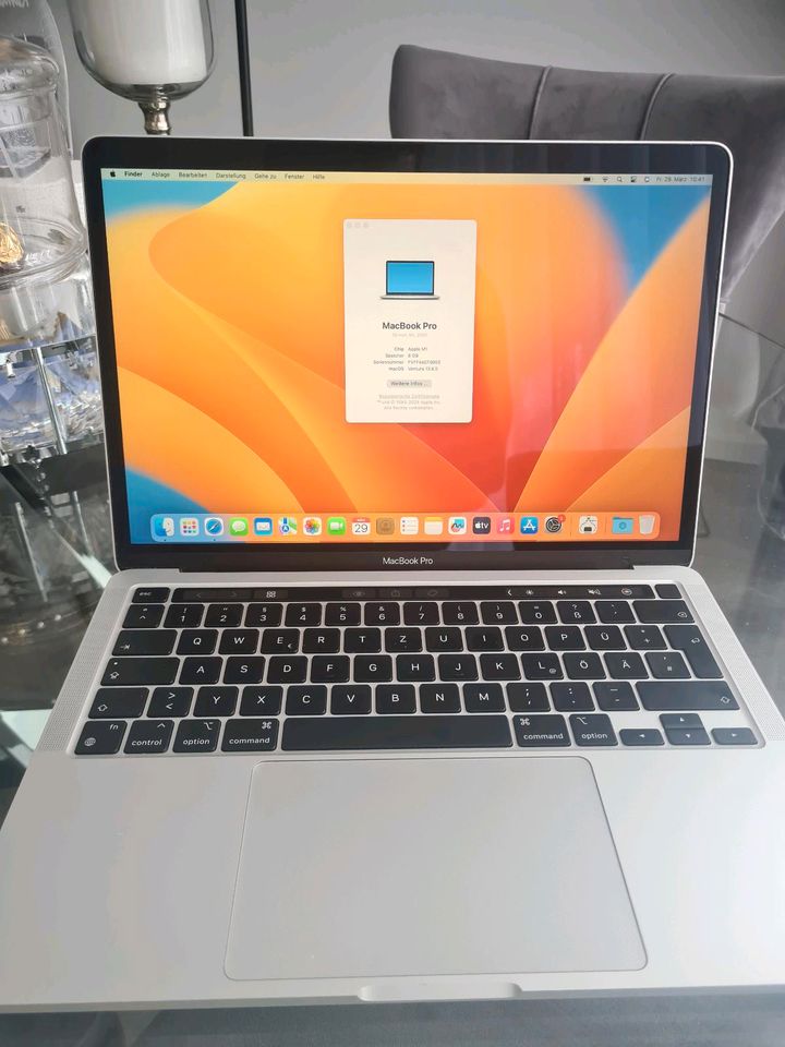 Macbook 13 Pro M1 Touch Bar  mit(Rechnung 2021) in Köln