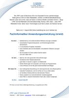 Fachinformatiker Anwendungsentwicklung (m/w/d) Niedersachsen - Garbsen Vorschau