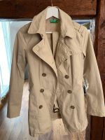 Benetton Trenchcoat Jacke beige XS 34 Düsseldorf - Gerresheim Vorschau