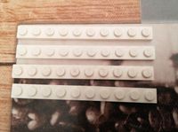 Lego 4 x Platte Bauplatte 4477  weiß, white 1x10 Gerbstedt - Gerbstedt Vorschau