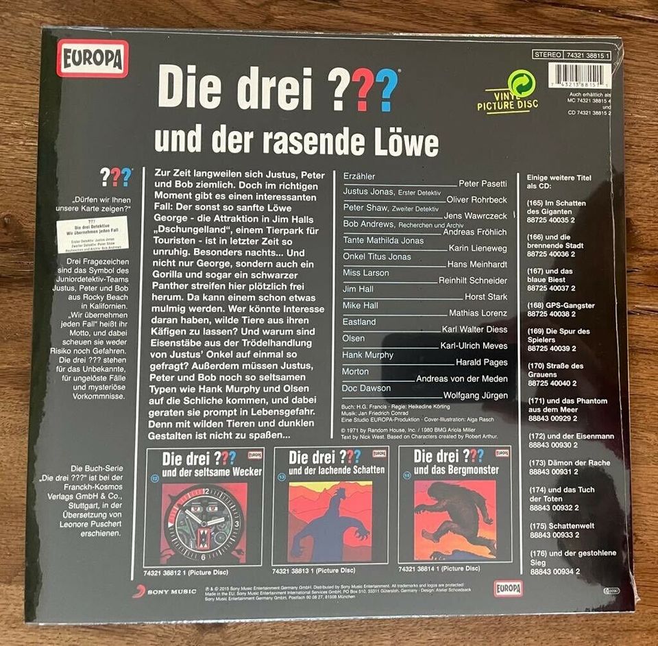 Die drei Fragezeichen ❓ ❓ ❓ Vinyl Sammlung Picture in Korschenbroich