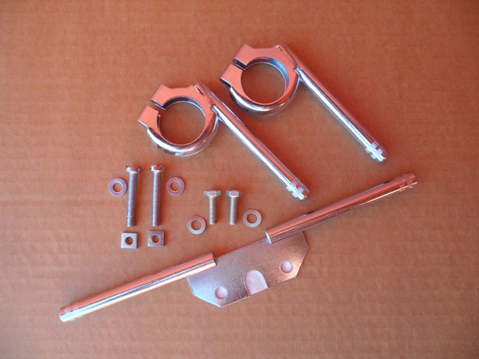 NEU SET Blinkleuchtenträger Blinkerhalter für Simson S50 S51 in Schraden