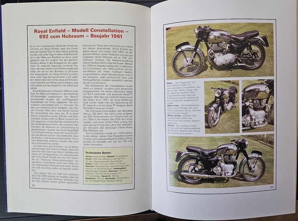 Klassische Britische Motorräder ab 500 cm³ ISBN: 3908007542 in Halsenbach