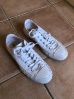 Weiße Chucks flache Converse mit weicher Sohle Sneaker weiß stoff Rheinland-Pfalz - Neuwied Vorschau