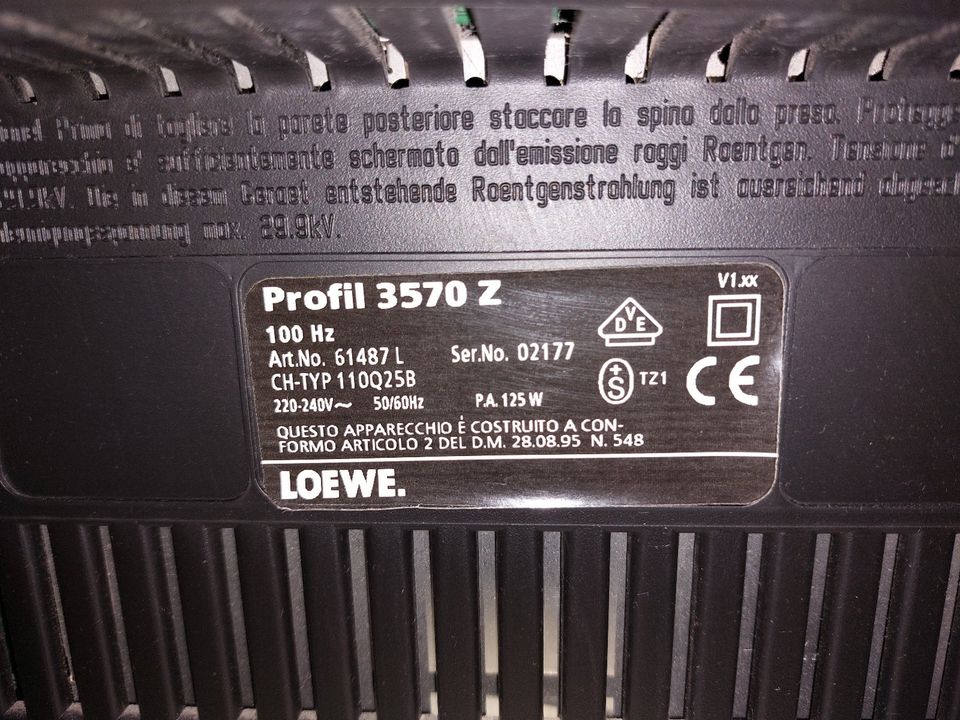 Röhrenfernseher - Loewe Profil 3570 Z in Friedrichsruhe