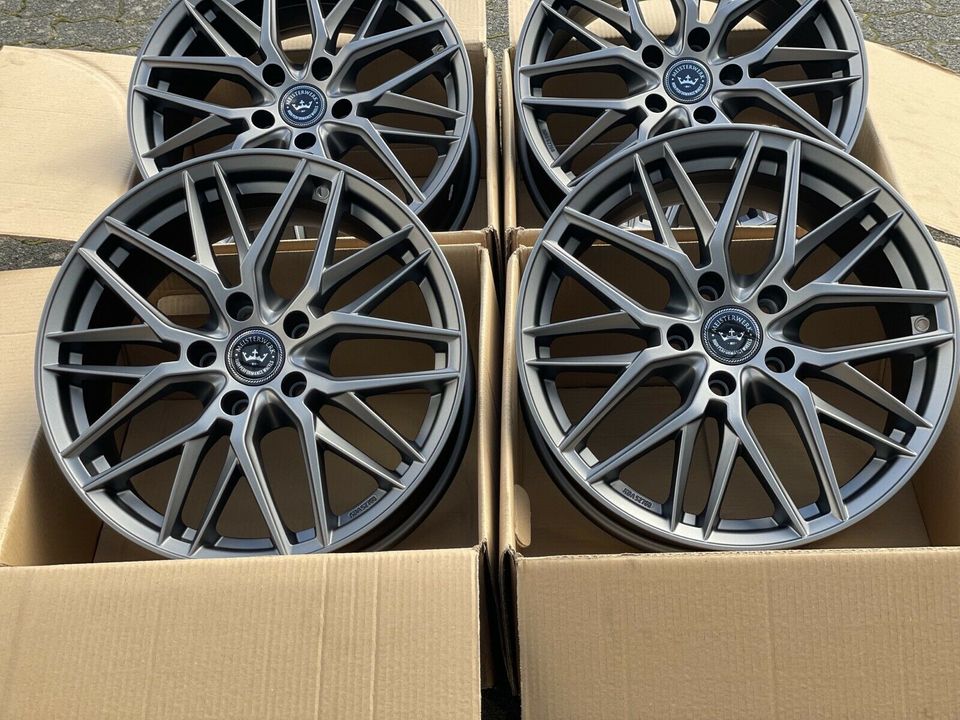 Alufelgen Damina MW14 DM08 8,5x19 Zoll ET45 5x112 Audi VW in Haiger