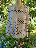 Neu, TCM Bluse Shirt weiß mit Tupfen, u. rotem Rand Tchibo Bayern - Kallmünz Vorschau