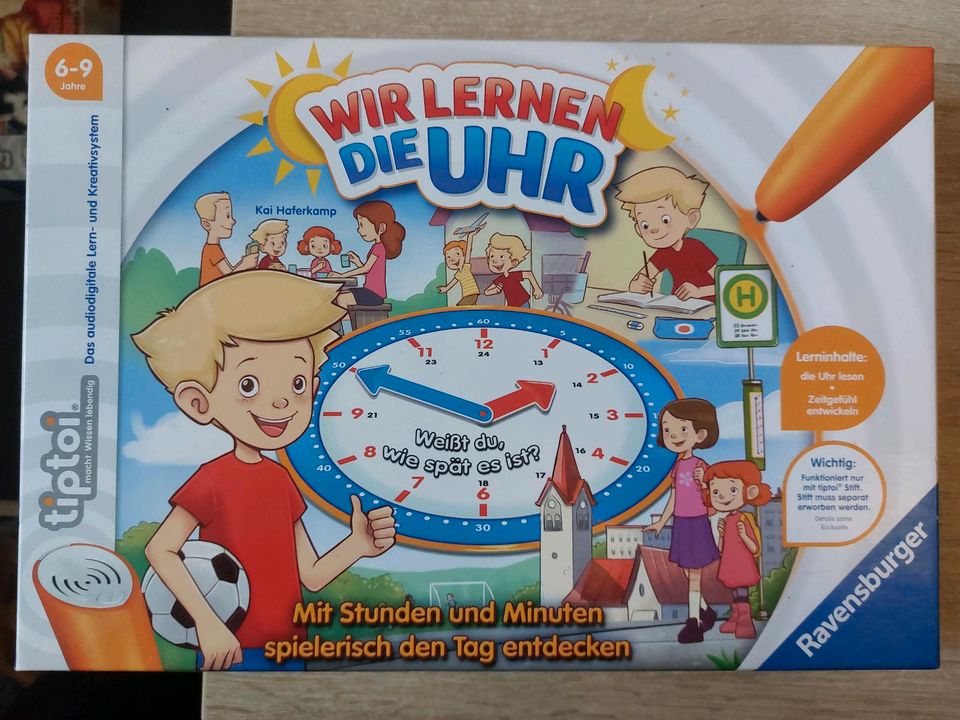 Tiptoi Spiel " Wir lernen die Uhr" in Waldheim
