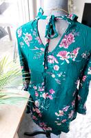 Bluse Tunika Vokuhila Blümchen Blumen Design Viskose Dortmund - Brackel Vorschau