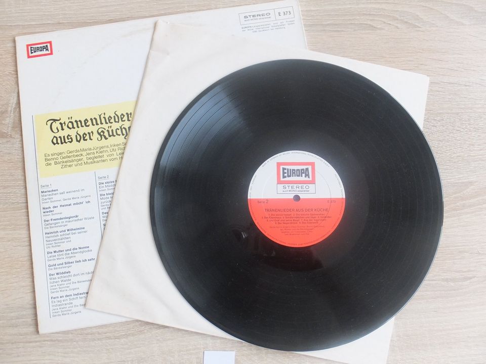 Schallplatte LP Vinyl 12" Tränenlieder aus der Küche Preis 5,00 E in Aachen