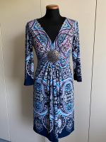 Sommerkleid Gr. S 36 blau lila weiß 3/4 Arm chic Nordrhein-Westfalen - Pulheim Vorschau