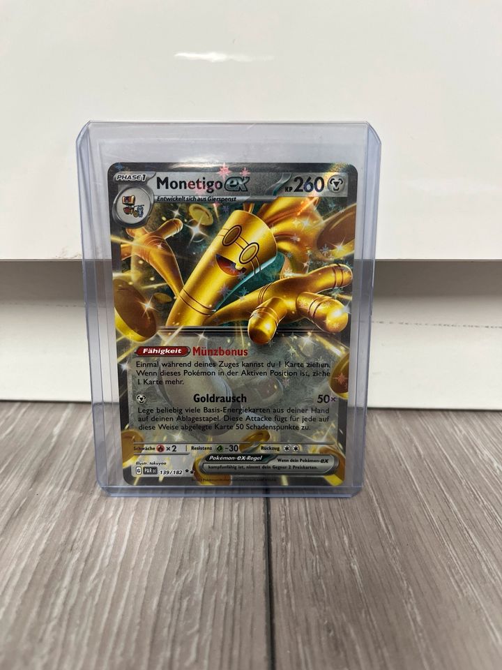 Pokemon Karte Monetigo ex 139/182 Paradoxrift in Kiel