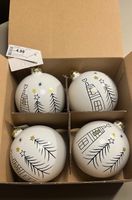 ❤️ 4 neue Christbaum Tannenbaum Kugeln weiß Schleswig-Holstein - Rieseby Vorschau