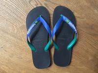 Havaianas Badelatschen Flip Flops Gr 39 40 schwarz blau grün Hessen - Hattersheim am Main Vorschau