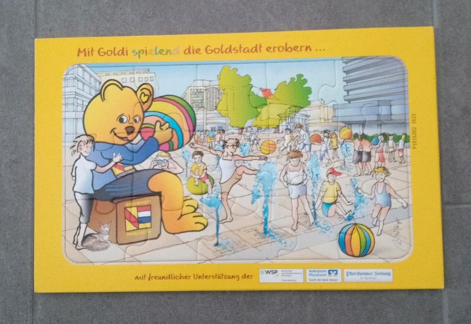 Puzzle mit 15 Teilen Neuwertig in Pforzheim