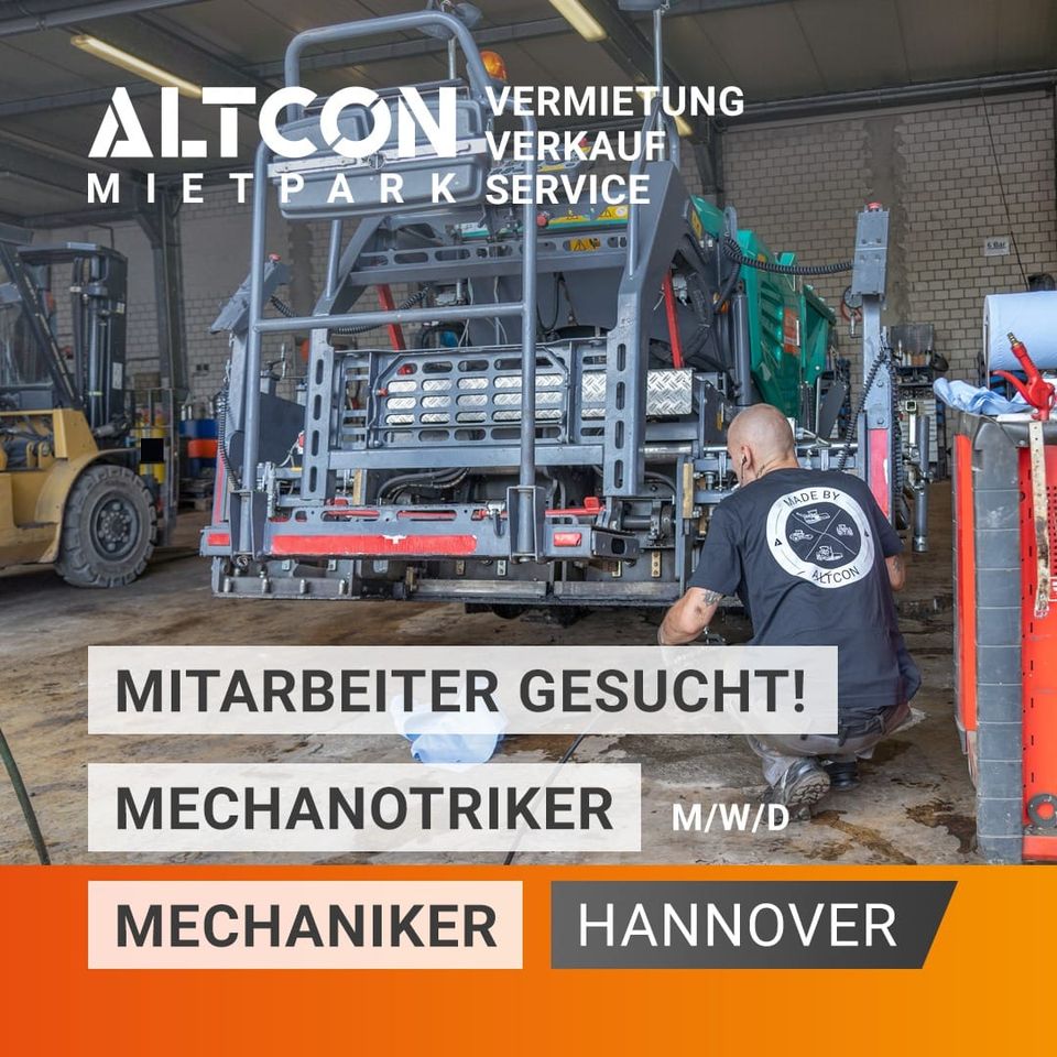Mechaniker / Mechatroniker / Werkstattleiter für Straßen Baumasch in Lehrte