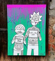 Rick & Morty Leinwand, Sprayart, Graffiti Sachsen - Mülsen Vorschau