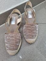 Vidoretta Keilsandalen/Espadrilles, Gold-Braun , Gr. 40 Hessen - Offenbach Vorschau