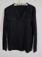 Damen-Bluse; Gr. 40; Takko; schwarz; V-Ausschnitt Schleswig-Holstein - Reinbek Vorschau