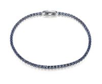 925 Silber Armband mit blauen Saphiren Baden-Württemberg - Karlsruhe Vorschau