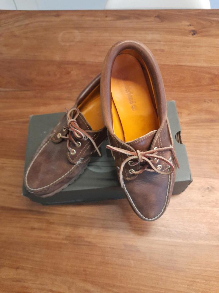 Timberland classic boat shoes Rootbeer Full Grain, Gr. 42 in Köln