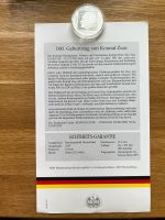 10€ Gedenk-Silbermünze "100. Geburtstag von Konrad Zuse" Bayern - Freilassing Vorschau