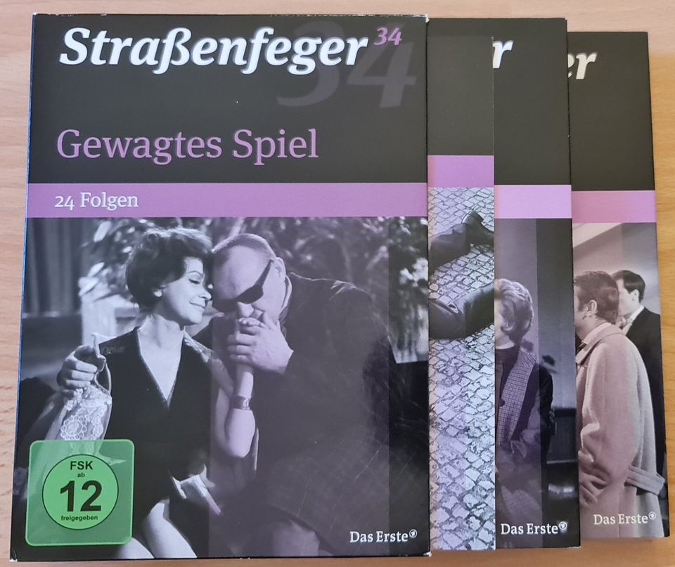❗ Straßenfeger 34 - Gewagtes Spiel 4 DVDs 24 Folgen ❗ in Schashagen