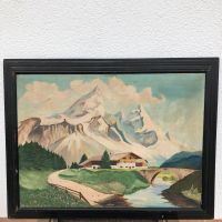 Antikes Ölgemälde von H.J Landschaft aus 1947 Bayern - Michelsneukirchen Vorschau