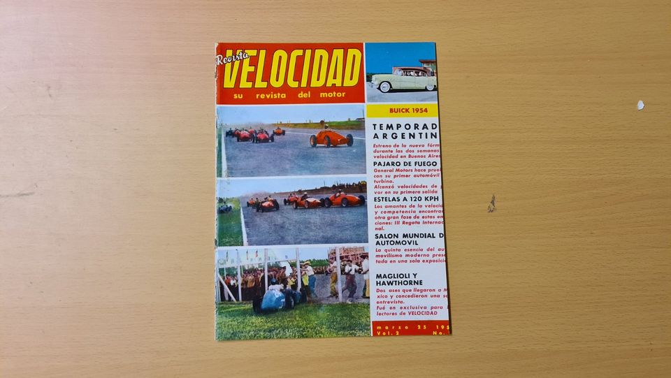 Velocidad Magazin / 1954 Buick, Temporada Argentina, Carrera in Besigheim