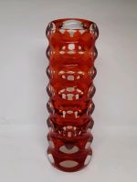 Vase, rot, dekoratives Glas, Kristall, Tschechische Glas Leipzig - Seehausen Vorschau