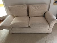 Couch, 2 Sitzer, Stoff, Sofa, Schlafcouch, weiß Bayern - Pullach Vorschau