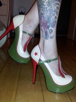 Bordello High Heels Gr.39 Military Nordrhein-Westfalen - Essen-Margarethenhöhe Vorschau