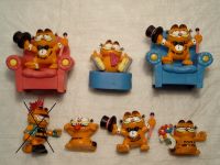 6 verschiedene Garfield Figuren Bully Sammelfiguren ab Nordrhein-Westfalen - Brüggen Vorschau