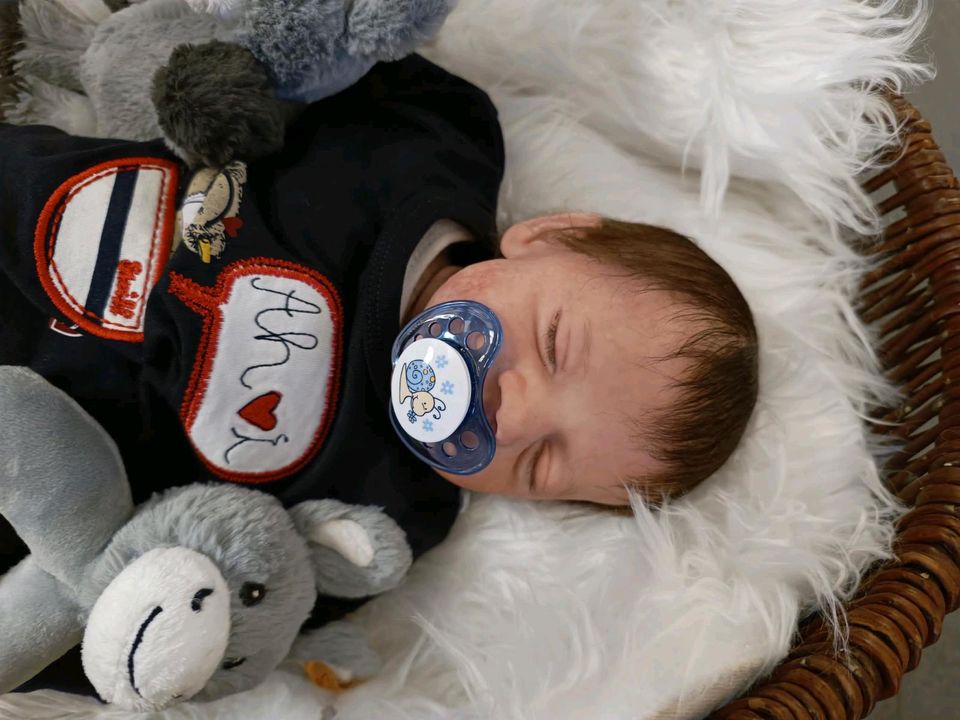 Reborn Teil-Silikon Baby Steven Asleep in Dortmund
