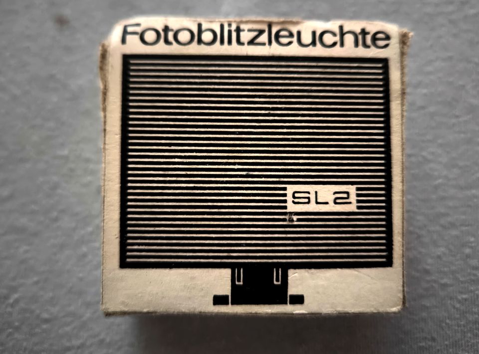 DDR Fotoblitzleuchte Elgawa SL2 mit Originalverpackung in Mülsen
