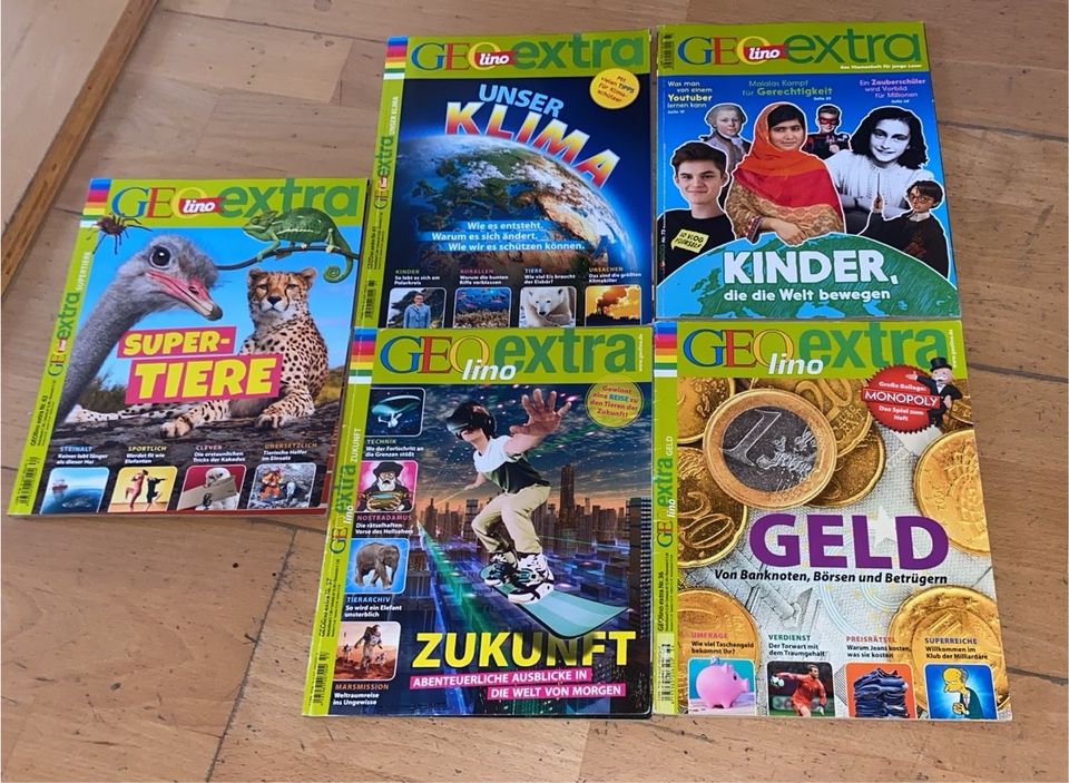Geolino EXTRA Hefte (Geld, Kinder, Klima, Tiere, Zukunft) in Dortmund