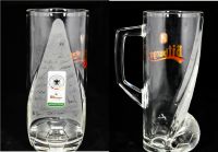 Signierte Bitburger Glas Bierglas, Krug, Seidel DFB Fußball WM Hessen - Hanau Vorschau