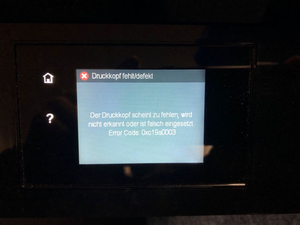 HP Officejet Pro 8616 Druckkopf wird nicht erkannt in Ellgau