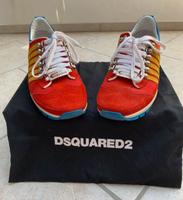 Original DSQUARED2  Sneaker In Gr 39 Mehr Farbig, Rot, Gelb,Blau Saarland - Homburg Vorschau