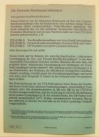 Ford Oldtimer – Info Blatt für Zulassung Radio im PKW ab 1979 Nordrhein-Westfalen - Bad Salzuflen Vorschau