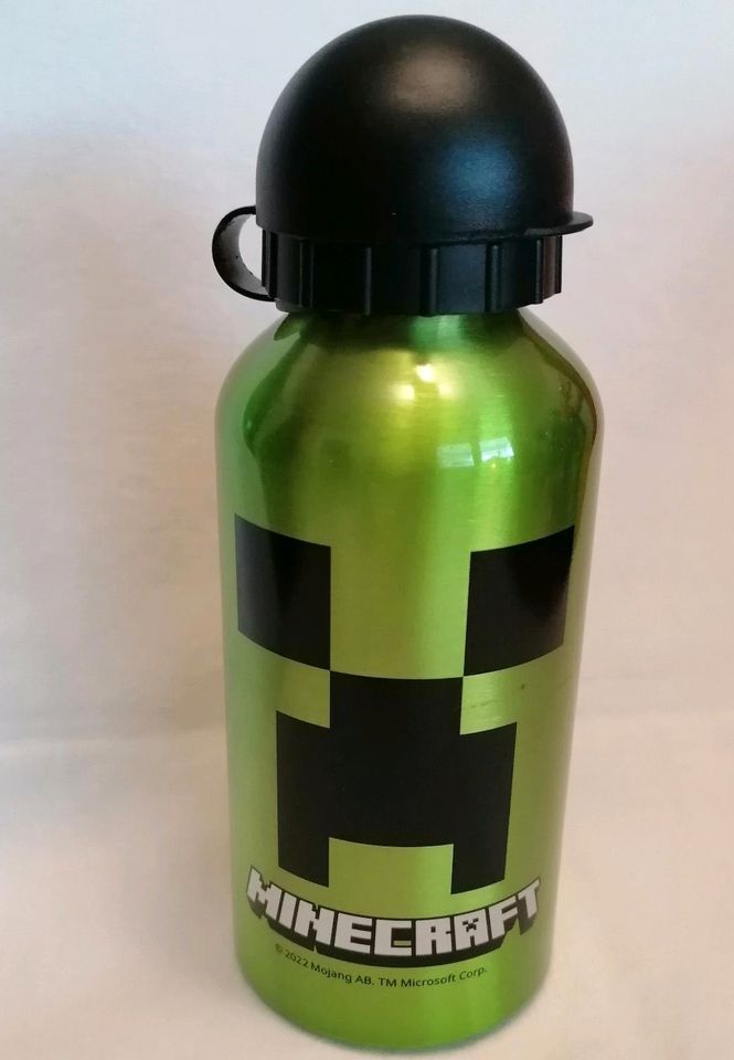 Minecraft Trinkflasche Alu 400 ml in Letschin