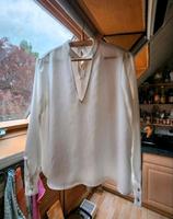 ZARA Bluse Business  38 M weiß elegant  goldene Knöpfe Leipzig - Dölitz-Dösen Vorschau