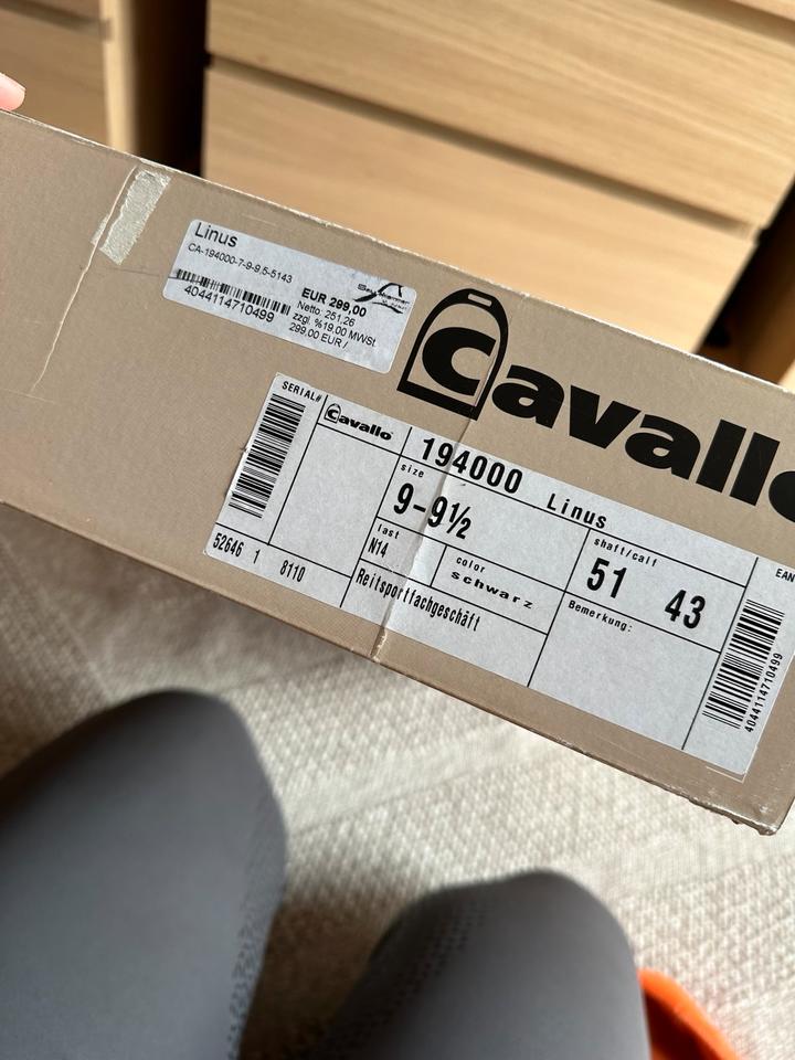 Cavallo Reitstiefel Linus Größe 9 9 1/2 Schaft 51 43 Neu in Groß-Gerau