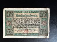 Reichsbanknote 10 Mark vom 06.02.1920 Thüringen - Schwerstedt bei Sömmerda Vorschau