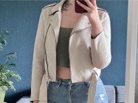 Lederjacke Wildleder beige Berlin - Lichtenberg Vorschau