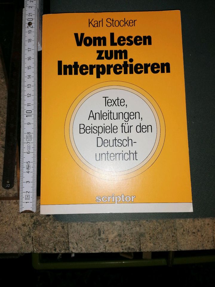 Vom Lesen zum Interpretieren Karl Stocker Texte Deutsch Unterrich in Berlin