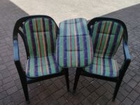 2 Gartenstühle mit 3 Auflagen zu verkaufen Hessen - Fulda Vorschau